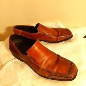 Gordon Rush brown men's loafers size 9.5